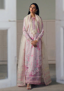 Lawn - Afrozeh - Daybreak - Printed Kari 26 - FWU#0012 - SKYDUST photo 1