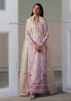 Lawn - Afrozeh - Daybreak - Printed Kari 26 - FWU#0012 - SKYDUST photo 1