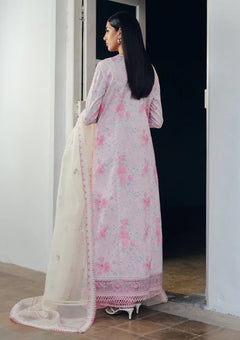 Lawn - Afrozeh - Daybreak - Printed Kari 26 - FWU#0012 - SKYDUST photo 2