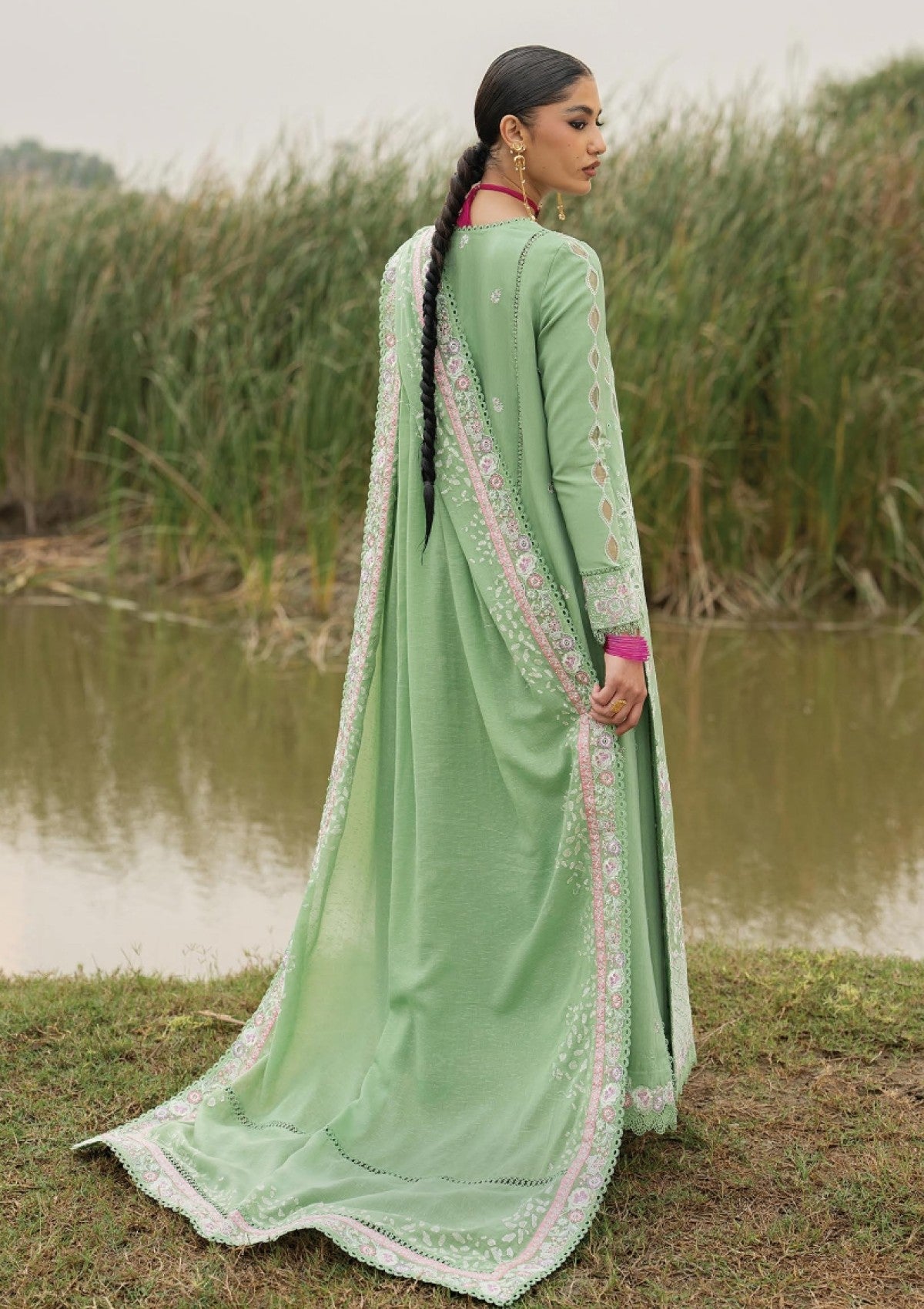 Winter - Afrozeh - Sukhan Unstitched 26 - FWO1250 - SIKOH photo 2