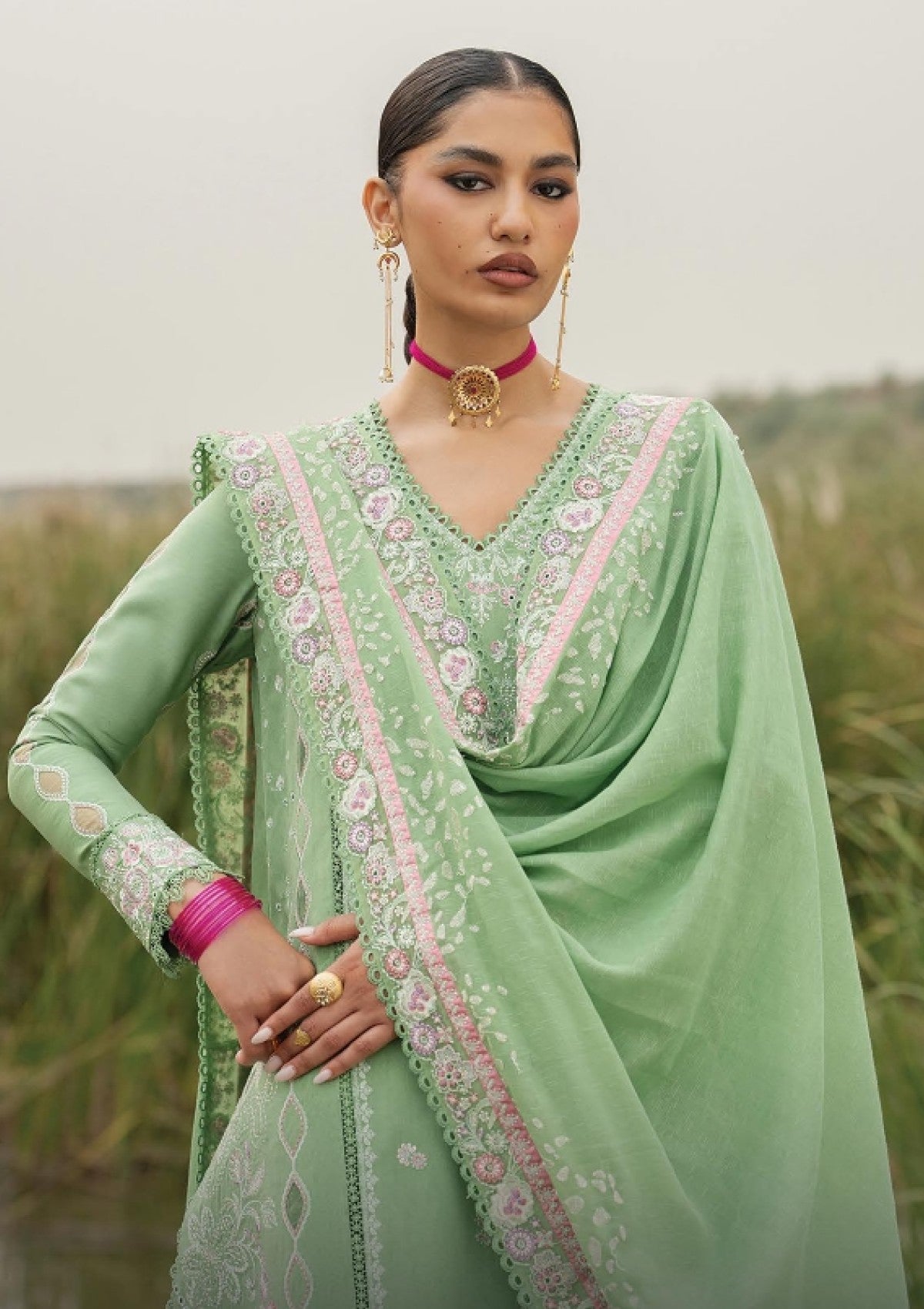Winter - Afrozeh - Sukhan Unstitched 26 - FWO1250 - SIKOH photo 3