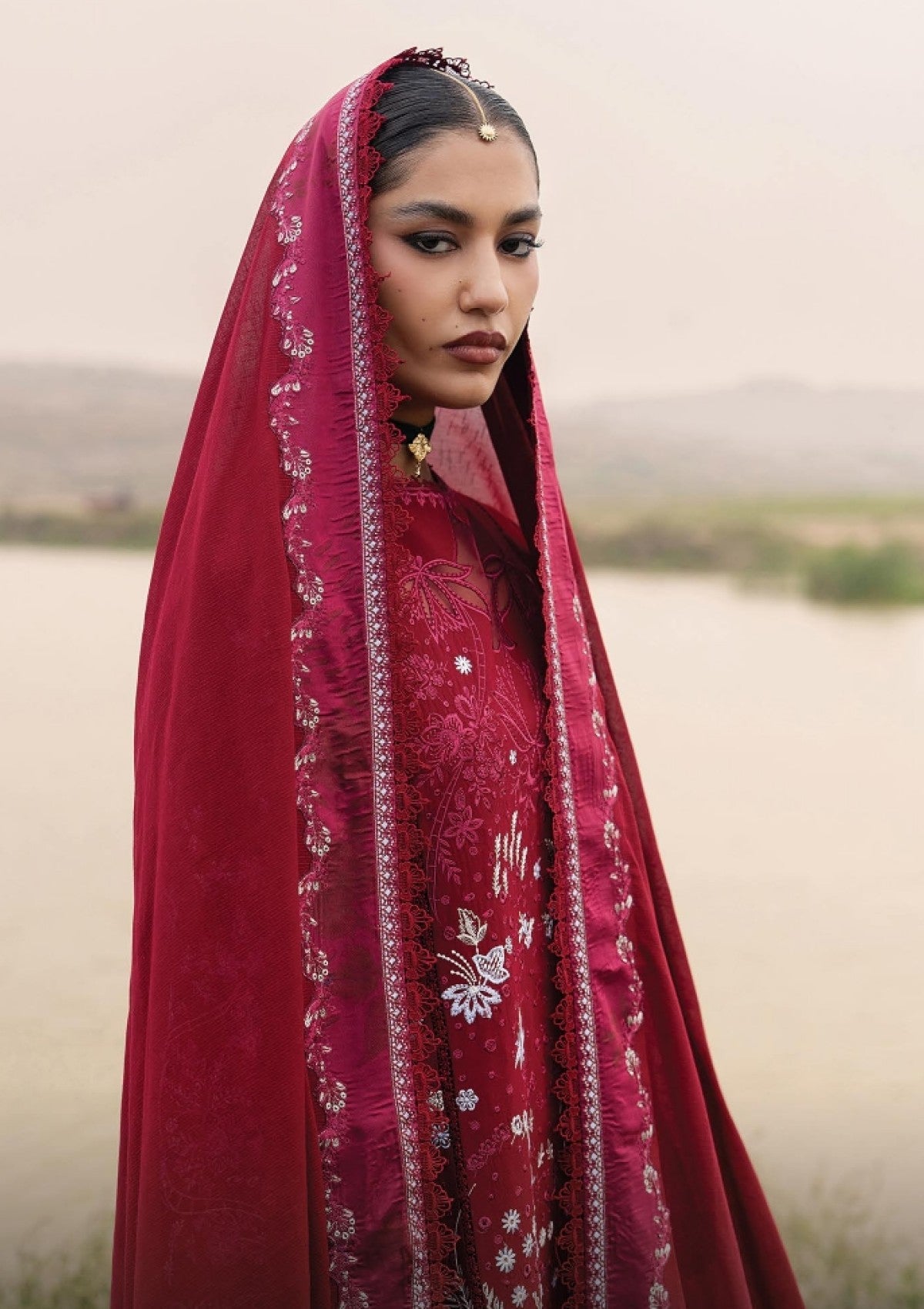 Winter - Afrozeh - Sukhan Unstitched 26 - FWO1254 - JALAL photo 3