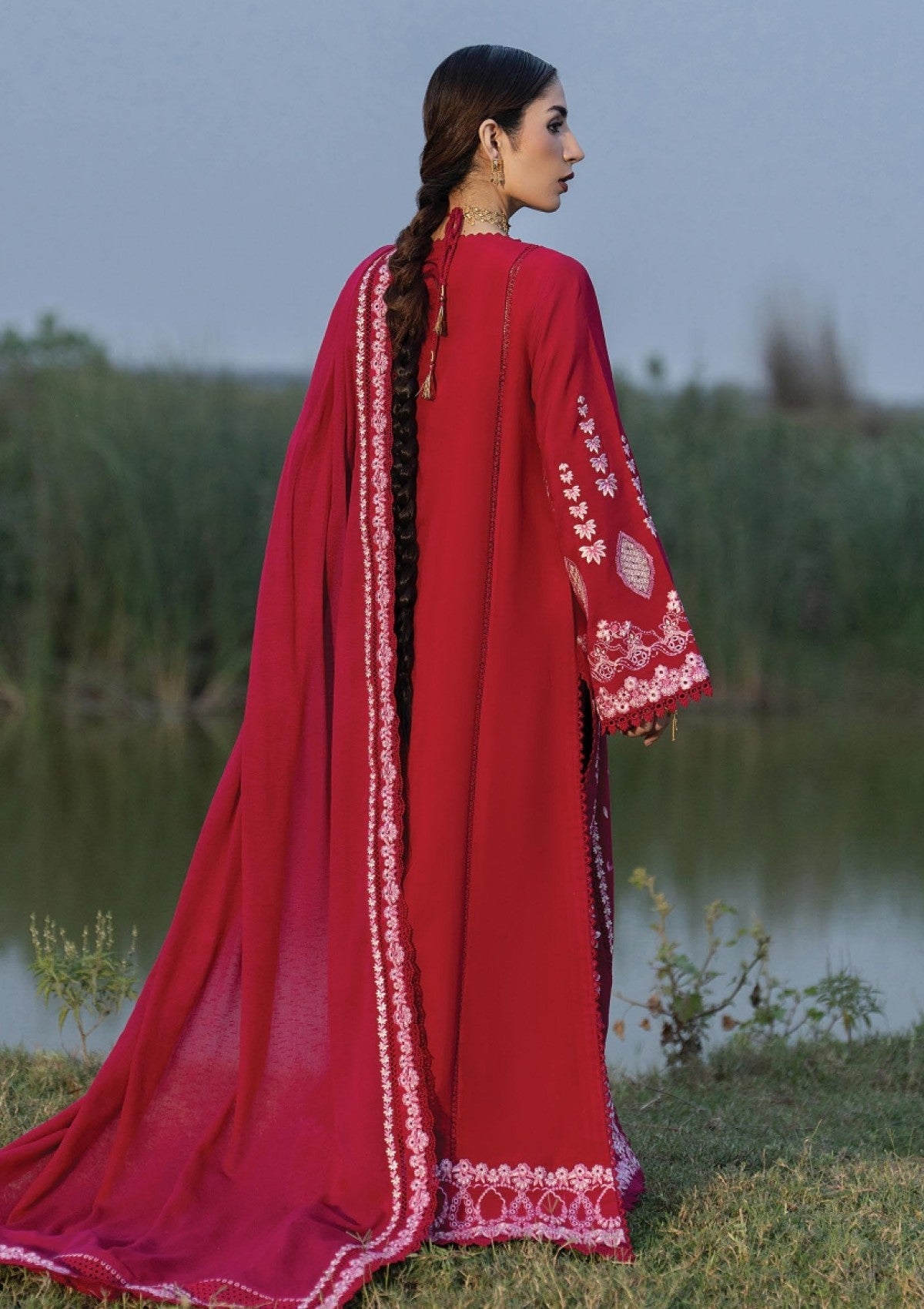 Winter - Afrozeh - Sukhan Unstitched 26 - FWO1257 - KHWAABGAH photo 2