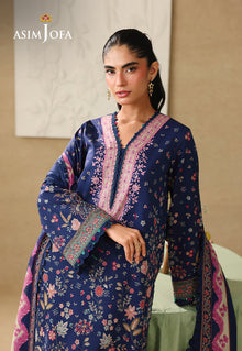 Asim Jofa AJUBC-03 Blue printed lawn - view 6