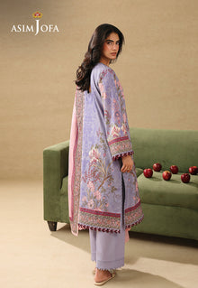 Asim Jofa AJUBC-06 Lilac printed lawn - view 2