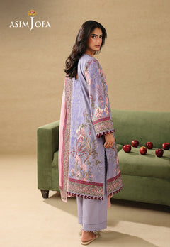 Asim Jofa AJUBC-06 Lilac printed lawn - view 2