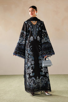 Baroque EL26-D08 embroidered black lawn front design