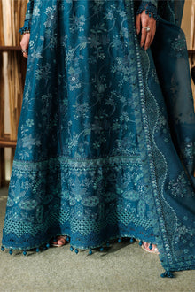 Baroque Eid Lawn 2026 EL26-D04 teal blue unstitched suit designer gallery view 7