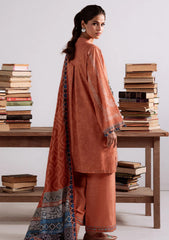 Winter - Cross Stitch - Khaddar Unstitched 25 - KAR#104 - AMBER MIRAGE, photo 2
