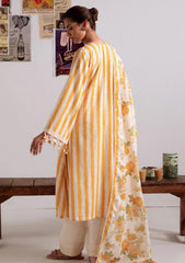 Winter - Cross Stitch - Khaddar Unstitched 25 - KAR#106 - OCHRE BLISS, photo 2