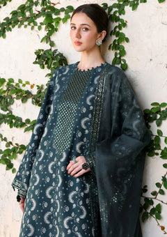 Lawn - Cross Stitch - Eid Edit-II - LWN#0201 - TEAL SPRUCE image 2
