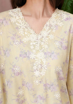 Lawn - Cross Stitch - Eid Edit-II - LWN#0219 - ORCHID FLARE photo 2