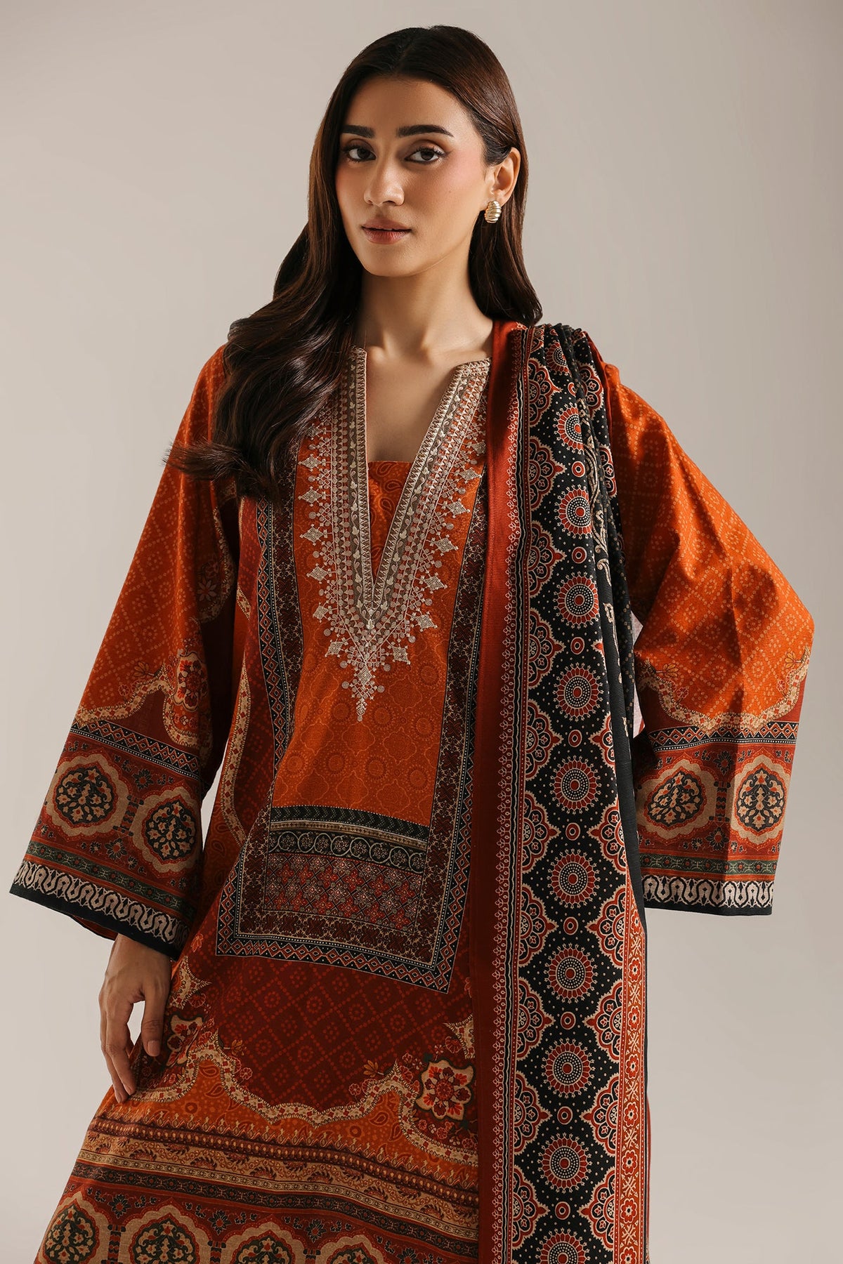 ETHNC EMBROIDERED SUIT (E1104-203-209) image 5