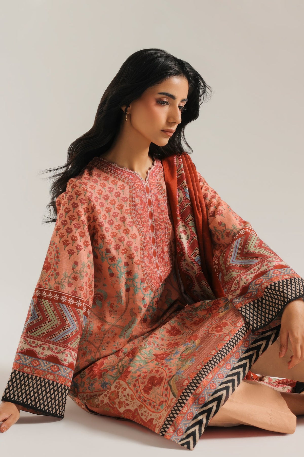 ETHNC PRINTED SUIT (E0955-202-312) photo 1