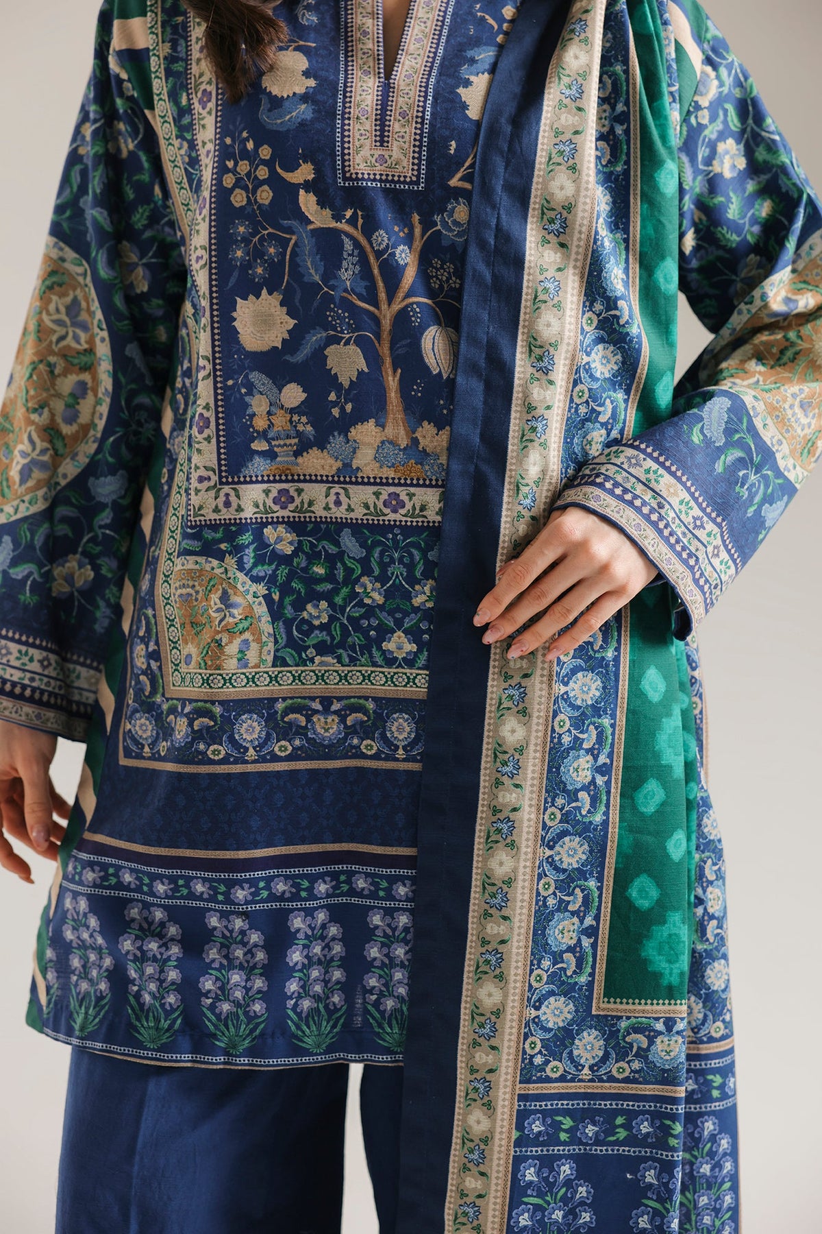 ETHNC PRINTED SUIT (E0957-202-622) photo 6