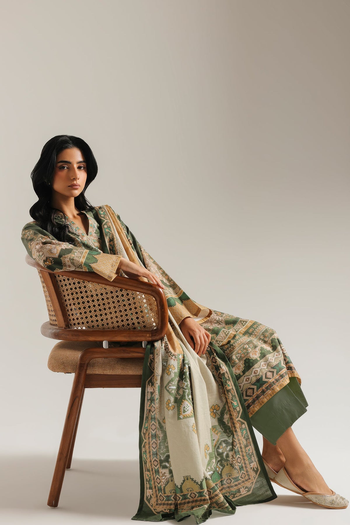 ETHNC PRINTED SUIT (E0958-202-120) photo 1