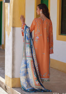 Farah Talib Aziz - Luxury Lawn Unstitched 26 - FTA#04 - Lucia Burnt Orange additional view