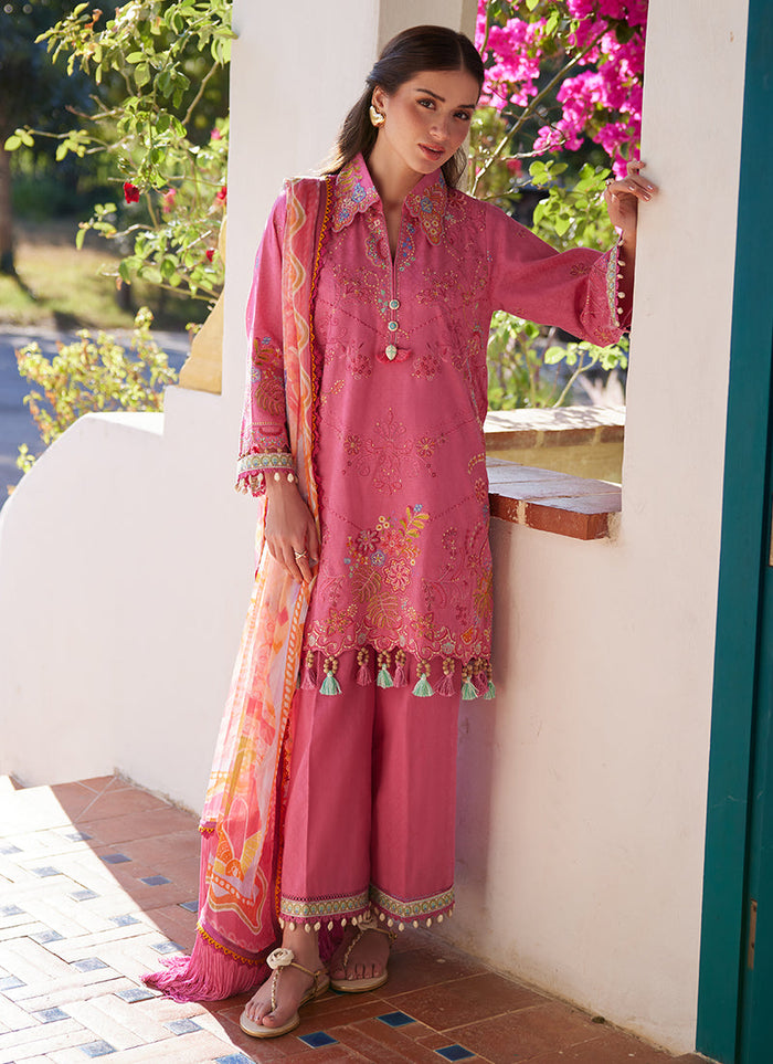 Farah Talib Aziz - Luxury Lawn 2026 - Palmira Pink