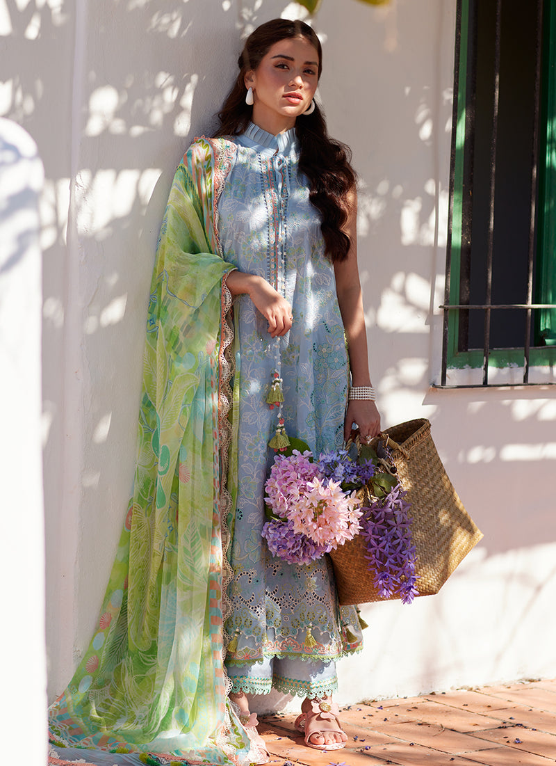 Farah Talib Aziz Sienna Sky Blue image 1
