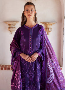 Farah Talib Aziz Vicenta Violet designer view
