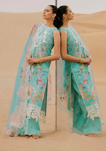 Lawn - Saira Rizwan - Luxury Unstitched 26 - SRL#03 - MEHRSA additional view