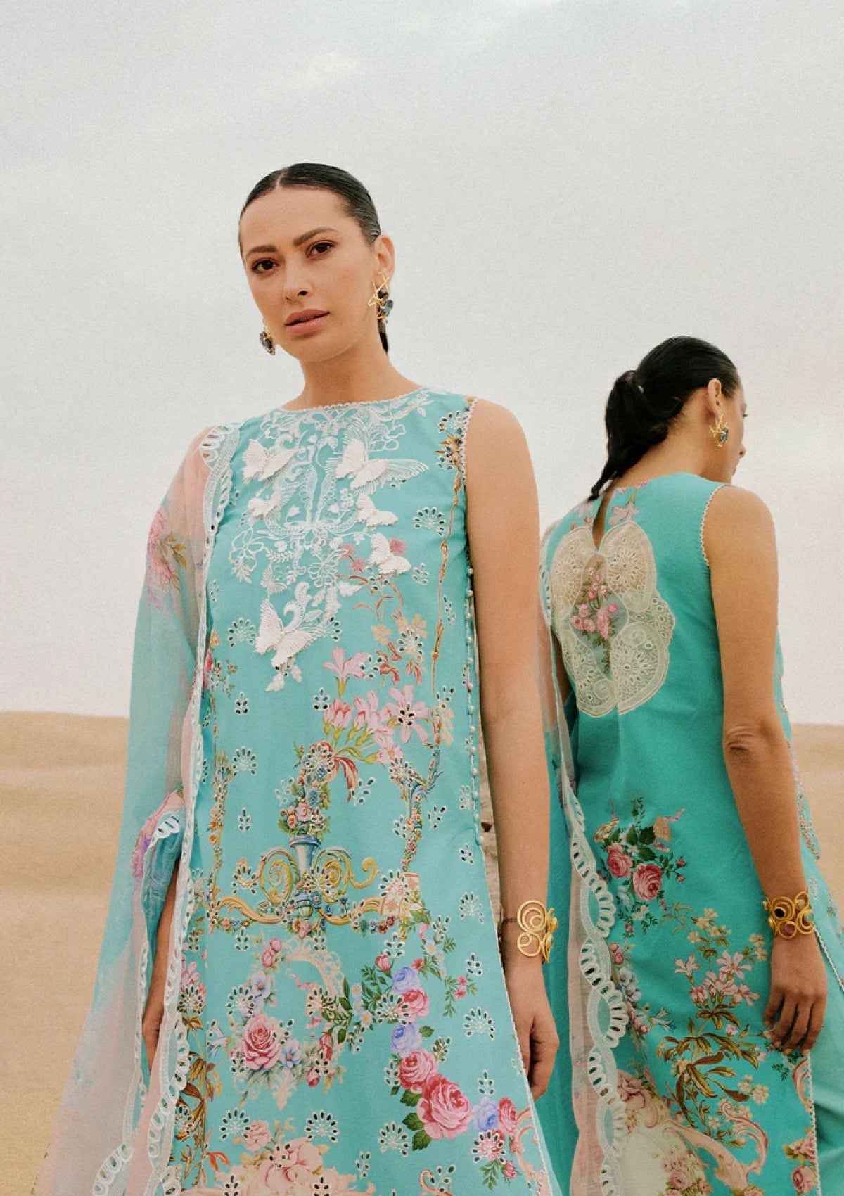 Lawn - Saira Rizwan - Luxury Unstitched 26 - SRL#03 - MEHRSA additional view