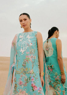 Lawn - Saira Rizwan - Luxury Unstitched 26 - SRL#03 - MEHRSA additional view