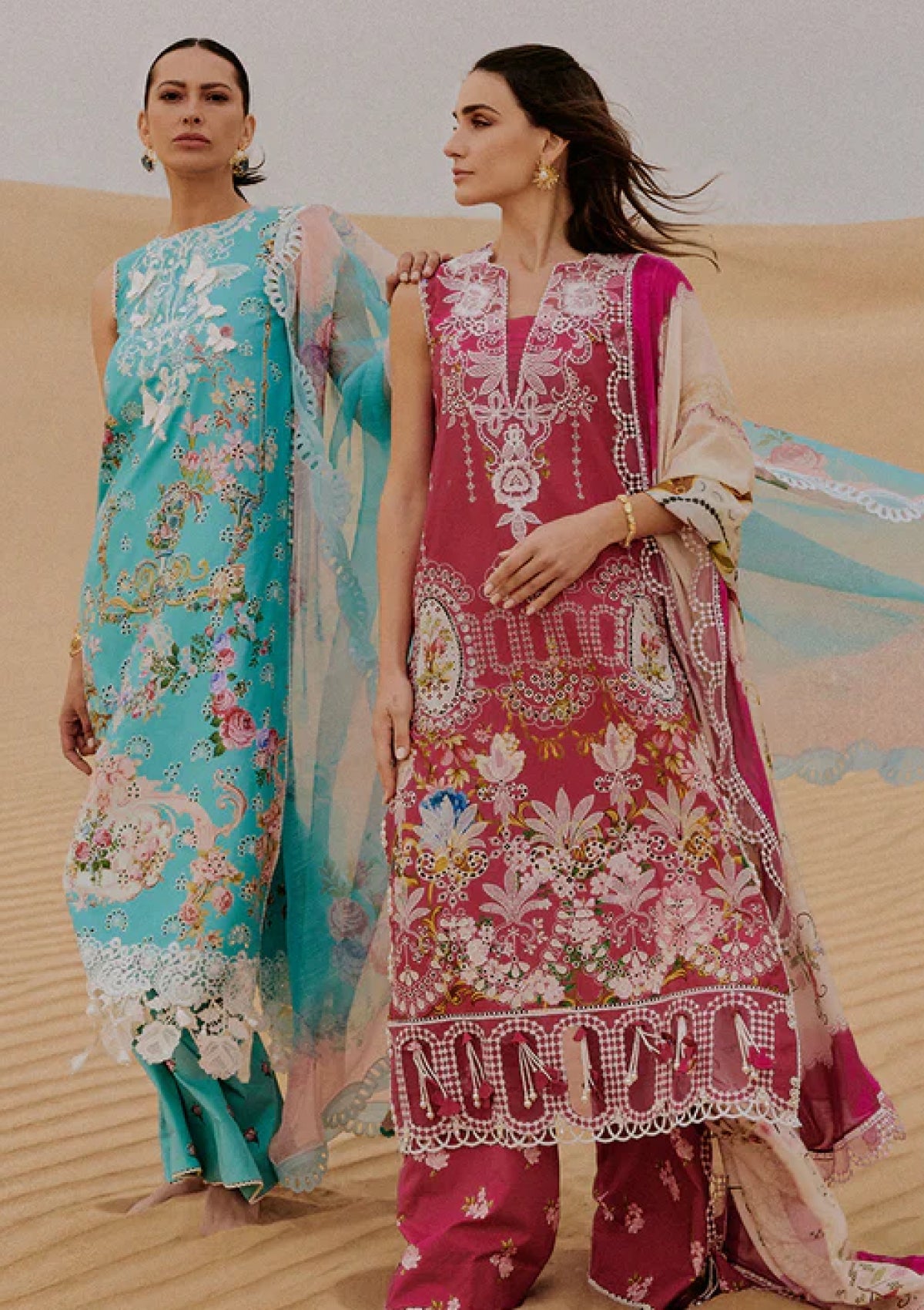 Lawn - Saira Rizwan - Luxury Unstitched 26 - SRL#03 - MEHRSA additional view