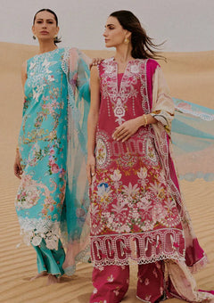 Lawn - Saira Rizwan - Luxury Unstitched 26 - SRL#03 - MEHRSA additional view