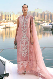 Maria.B. Luxury Lawn 2026 D-2604-B yellow and off-white embroidered three-piece gallery 1