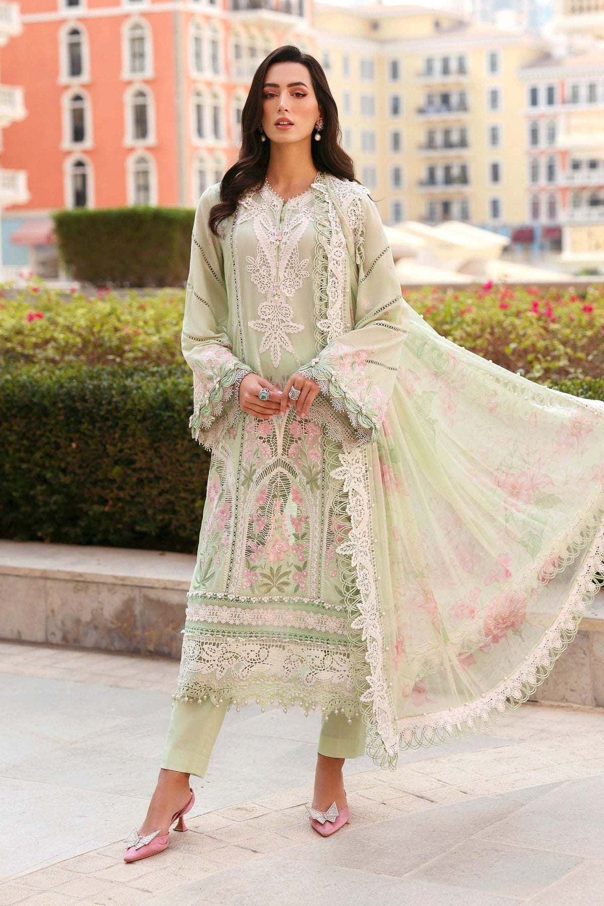 Maria B Luxury Lawn 2026 D-2611-A original designer fashion photo 4