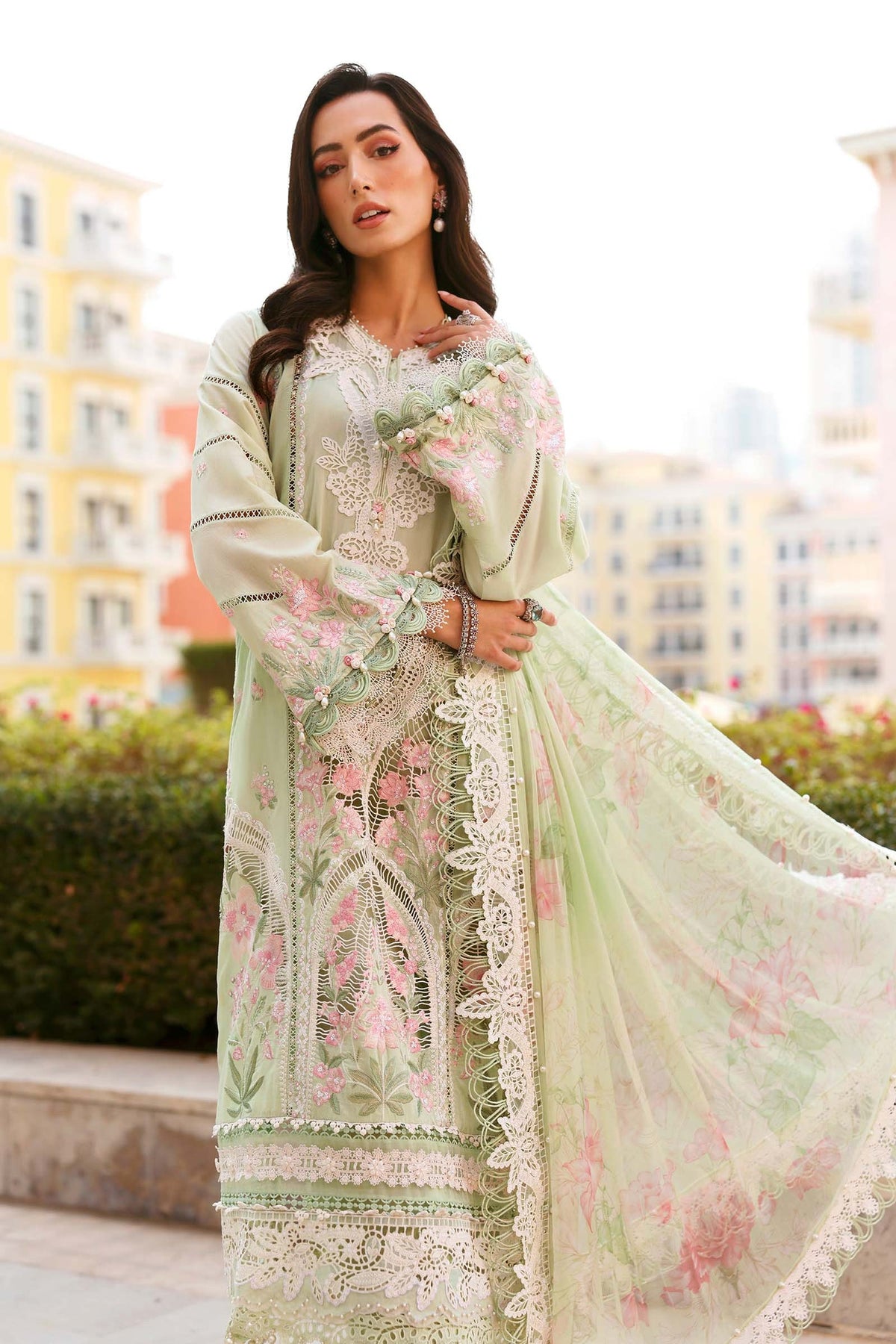Maria B Luxury Lawn 2026 D-2611-A original designer fashion photo 6