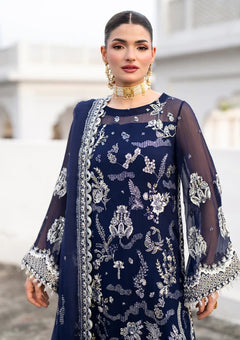 Formals - Maryum N Maria - The Heirloom Unstitched 26 - MSU#7020 - LACIVERT gallery photo