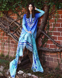 Lawn - Mushq - Solace 26 - Ombre Chikankari - MUNSS#205 - Moonlit Ease