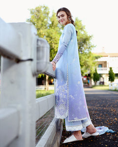 Lawn - Mushq - Solace 26 - Ombre Chikankari - MUNSS#203 - Ombre Whisper