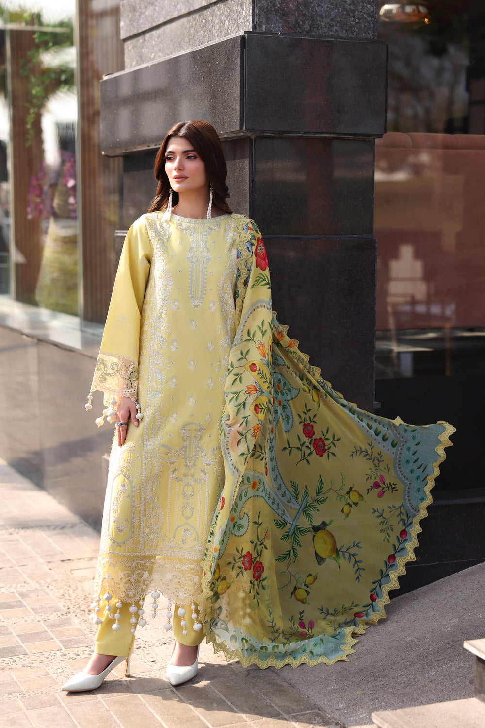 Lawn - Naqsh - The Luxe Edit 26 - D#00239 - Golden Aura