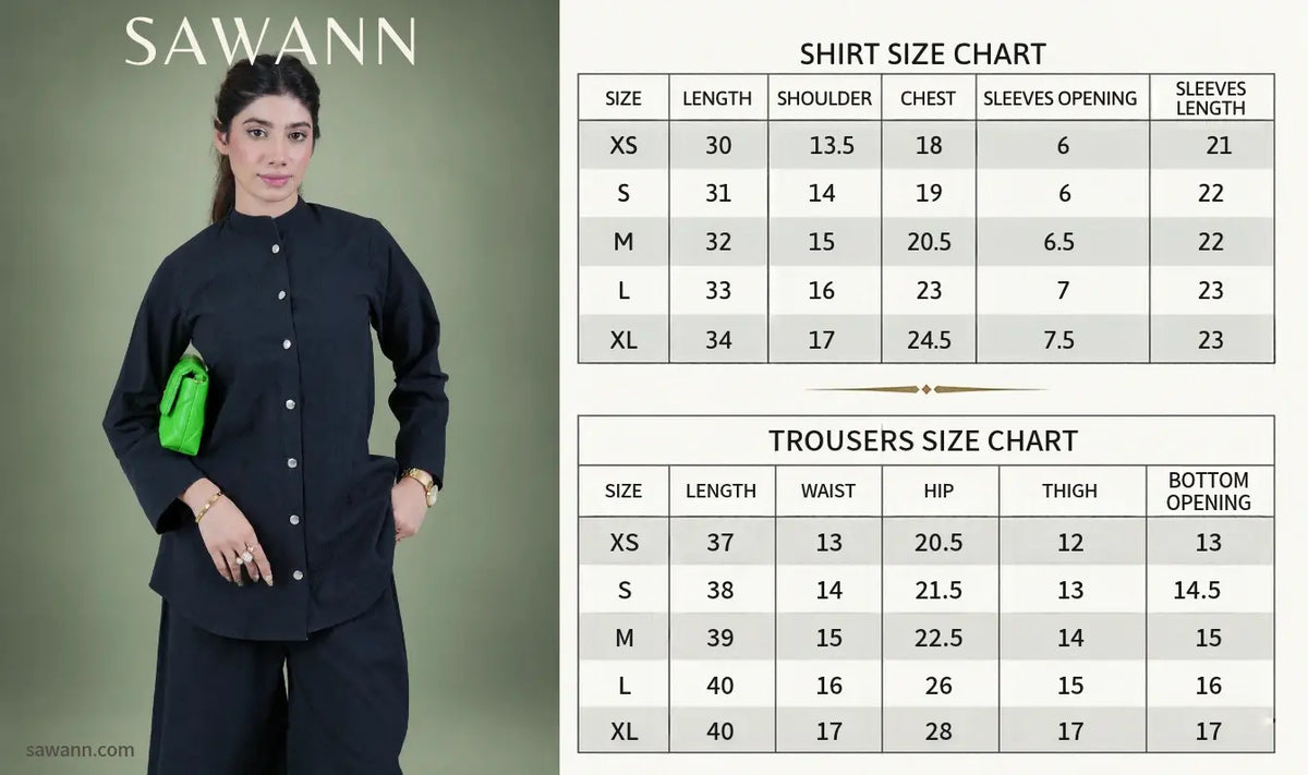 Sawann Lleana0009 official size chart