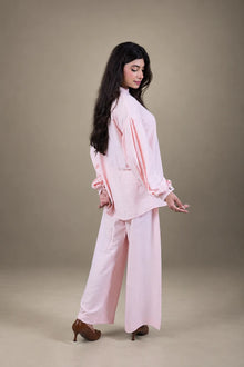 Sawann Lleana0011 pastel pink puff-sleeved co-ord original product photo 4