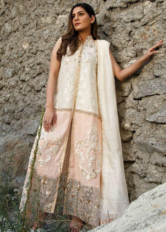 ZUNUJ Embroidered Cotton Suits Unstitched 3 Piece ZJ21SF D-05 LARKSPUR - Festive Collection photo 1