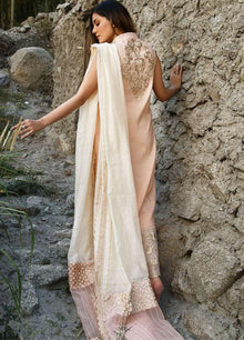 ZUNUJ Embroidered Cotton Suits Unstitched 3 Piece ZJ21SF D-05 LARKSPUR - Festive Collection photo 2