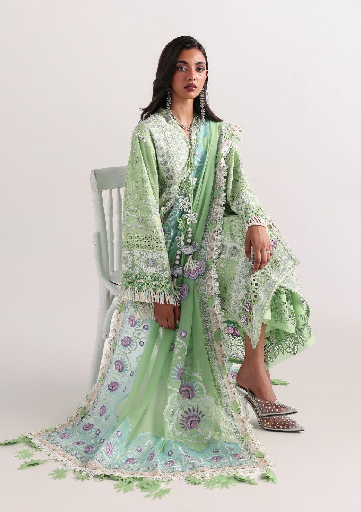 Lawn - Suffuse - Luxury Unstitched 26 - NAVIEL alternative photo