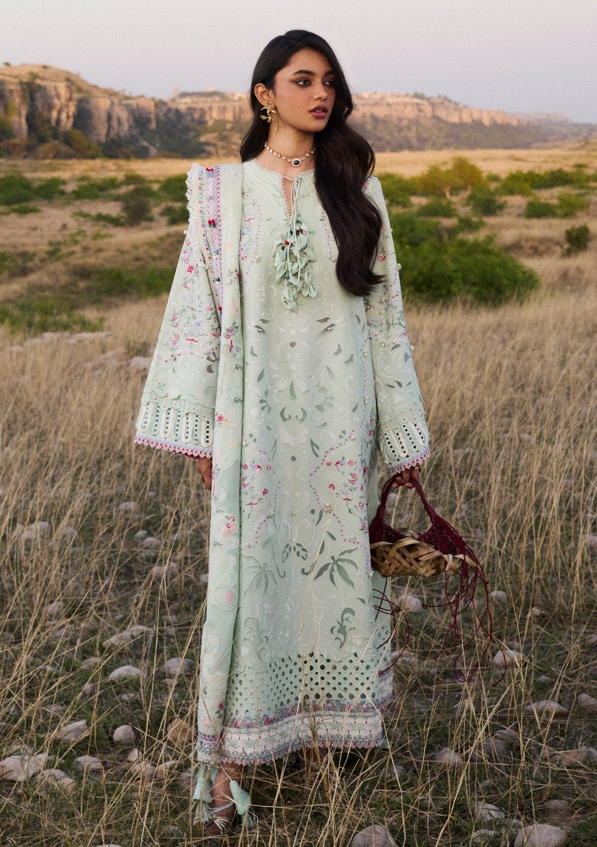 Lawn - Suffuse - Luxury Unstitched 26 - SEROLI photo 2