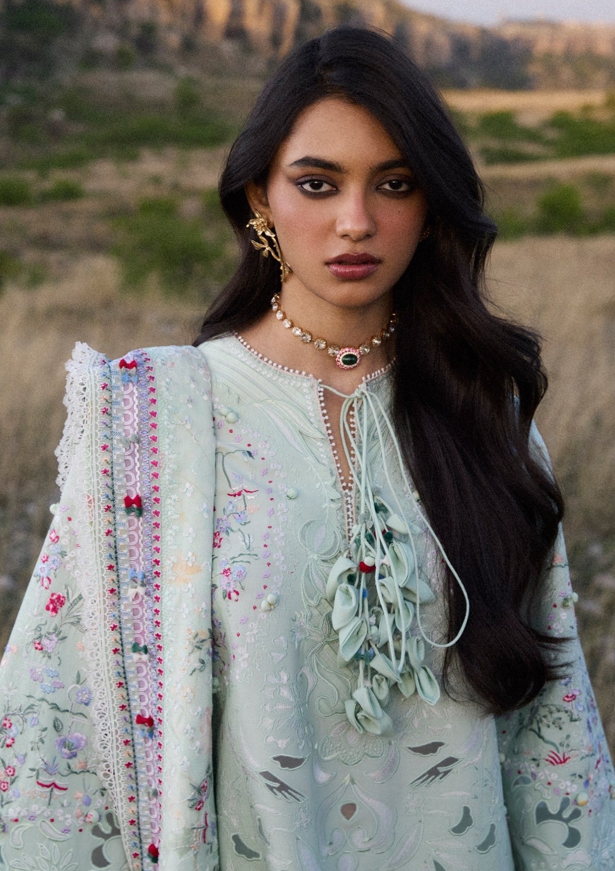 Lawn - Suffuse - Luxury Unstitched 26 - SEROLI photo 3