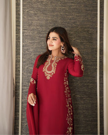 UHK – Shehnai Festive SAAZ – Deep Maroon 3-Piece alternative view 2