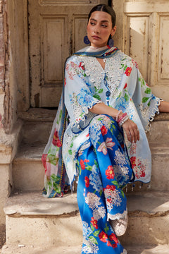 Lawn - Zaha - Festive 26 - ZF#02 - BLUE POPPY — outfit image 3