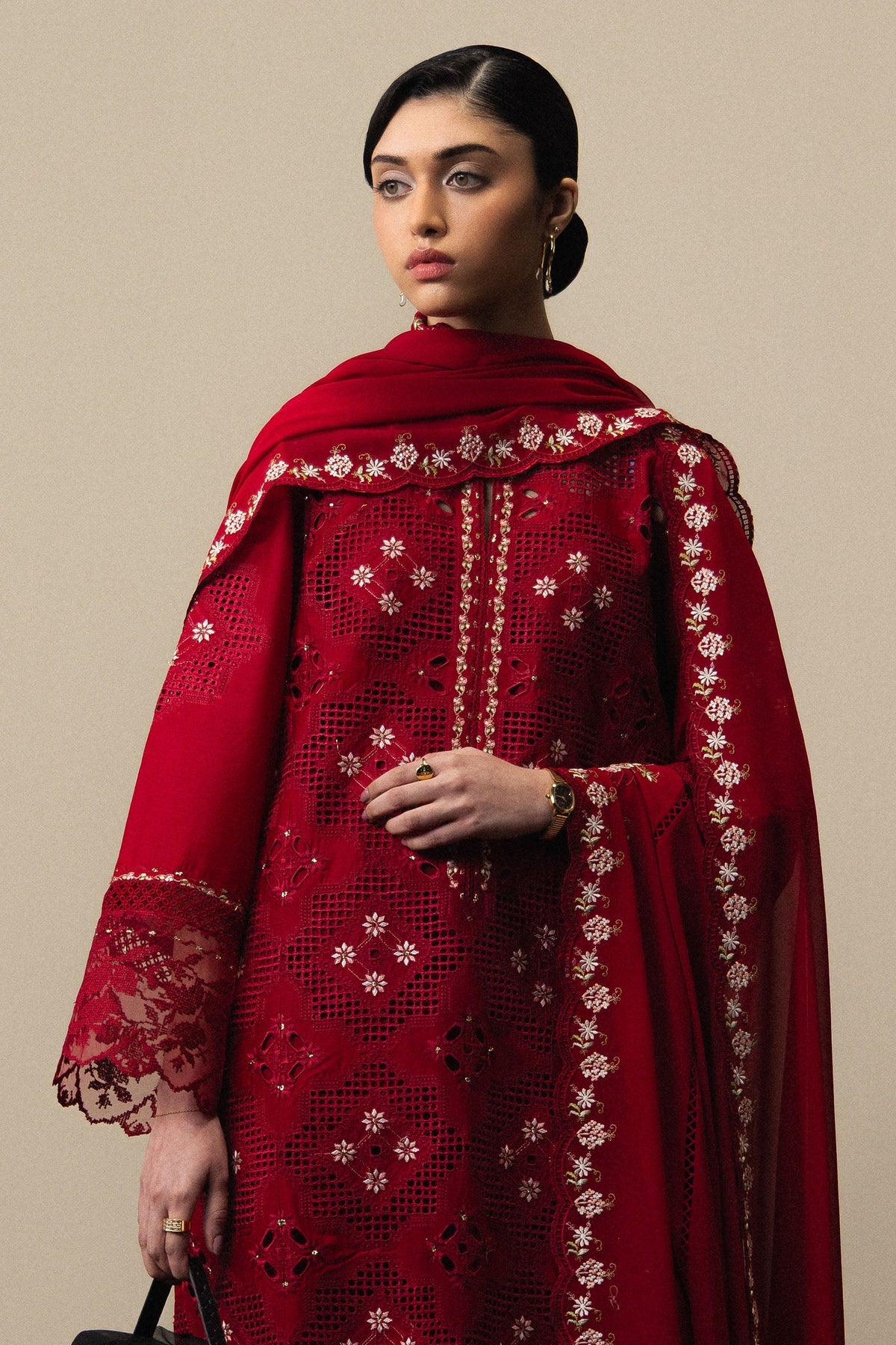 Lawn - Zara Shahjahan - Satori - Luxury 26 - D#08 - AKARI — photo 2