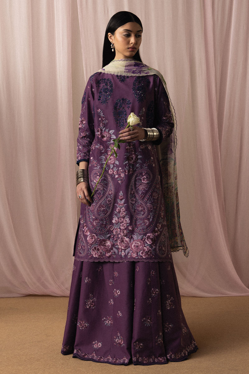 Lawn - Zara Shahjahan - Satori - Luxury 26 - D#02 - SUMIRE