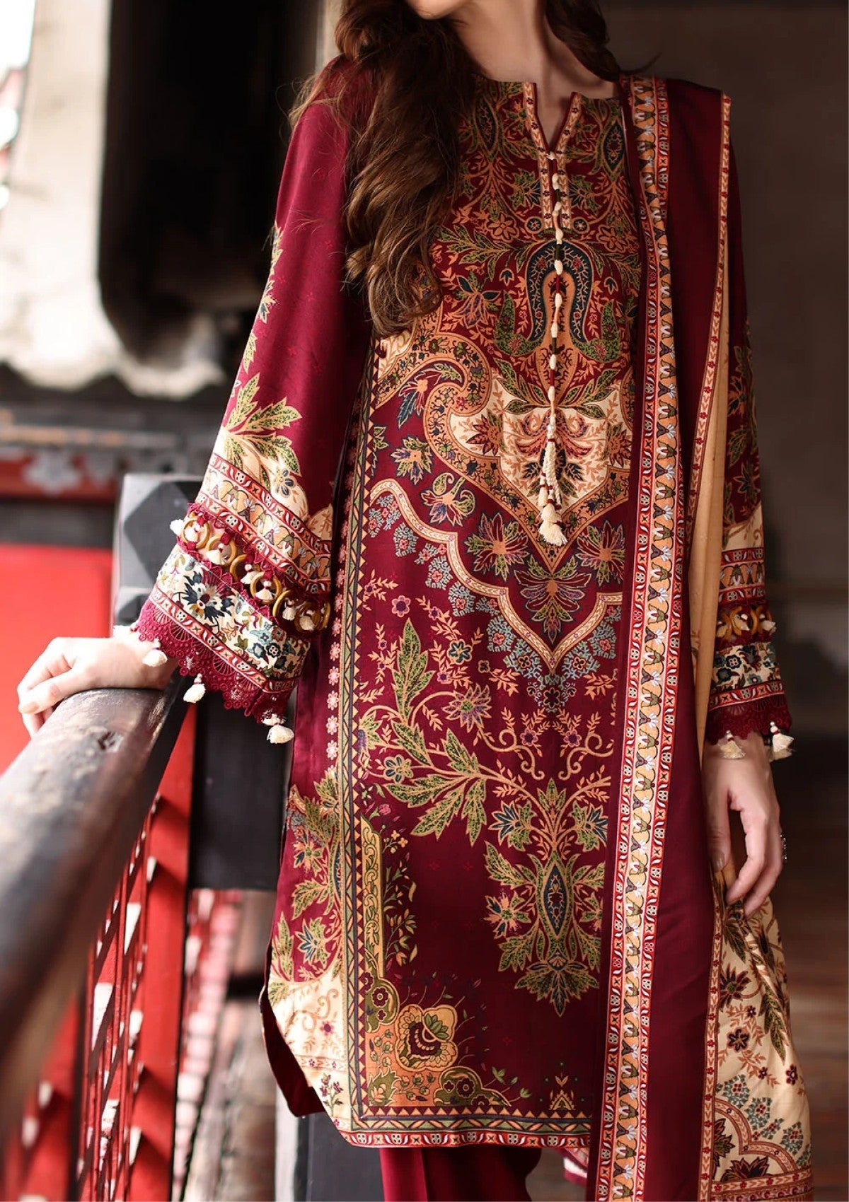Winter - Gul Ahmed - Linen 26 - LT#62003 view 2