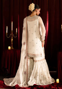 Formals - Maryum N Maria - The Heirloom Unstitched 26 - MSU#7013 - BEYAZ image 2