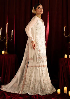 Formals - Maryum N Maria - The Heirloom Unstitched 26 - MSU#7013 - BEYAZ image 3